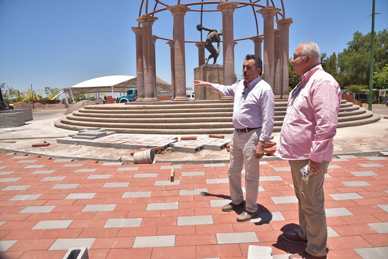 Avanzan obras de infraestructura y espacios públicos en OBR