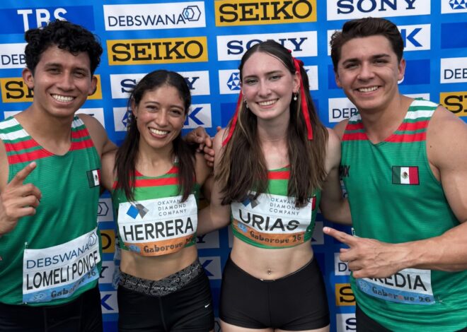 Alejandra Urías impone récord con México