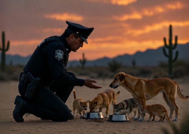 Último deseo de policía caído deja huella en Sonora