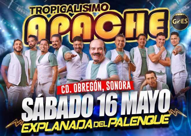 Tropicalísimo Apache prepara noche de fiesta en OBR