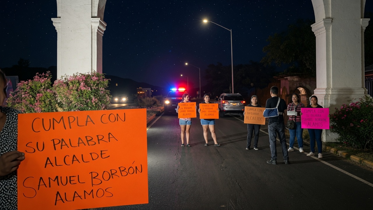 Bloquean acceso a Álamos por rescate