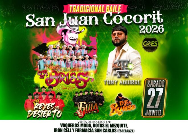 Cócorit se prepara para la Feria de San Juan 2026