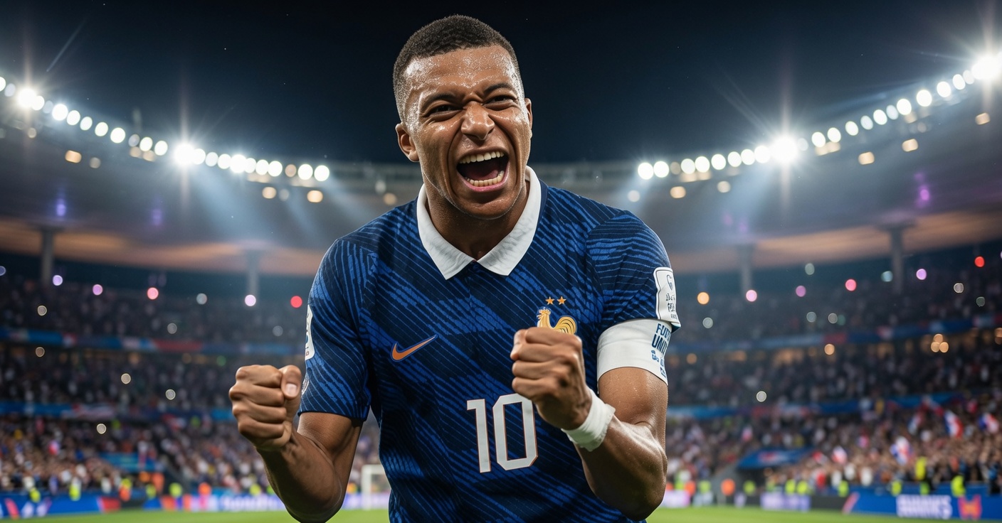 Francia gana y Mbappé rompe récord