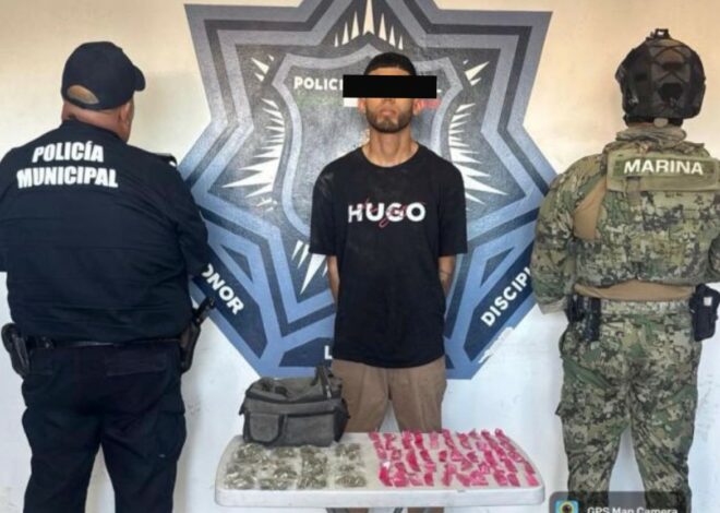 Aseguran presuntas drogas en dos colonias