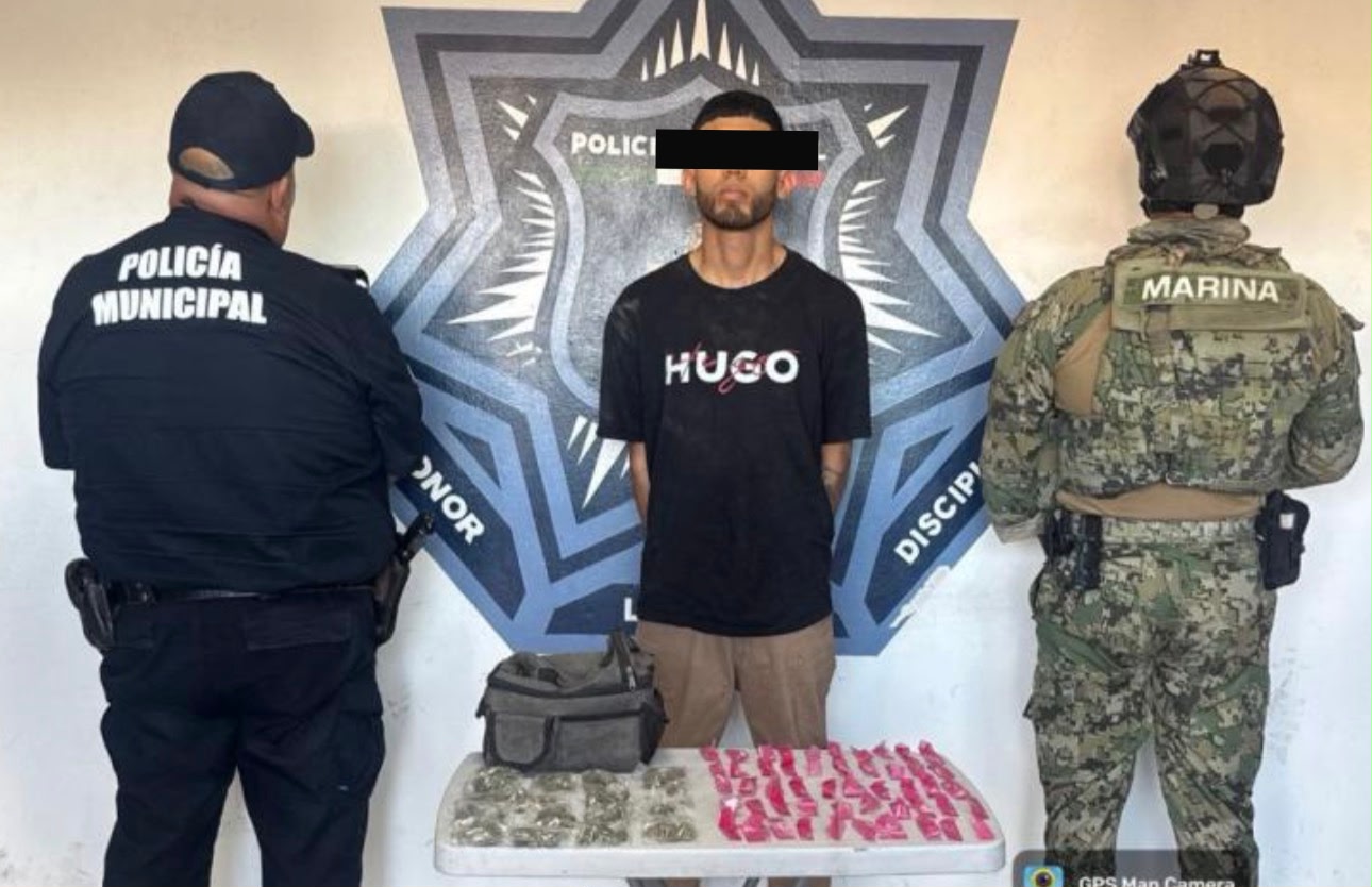 Aseguran presuntas drogas en dos colonias