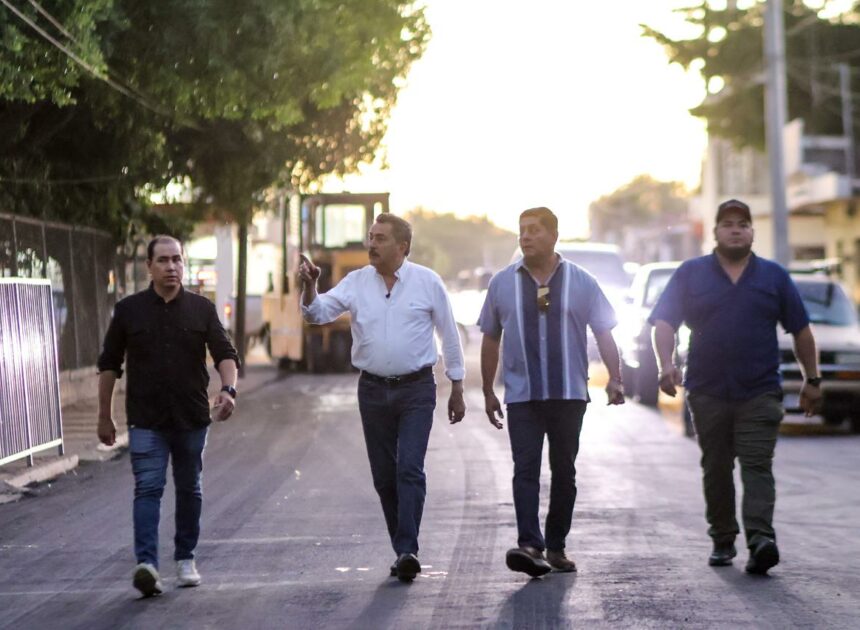 Renuevan calle histórica en la Sochiloa