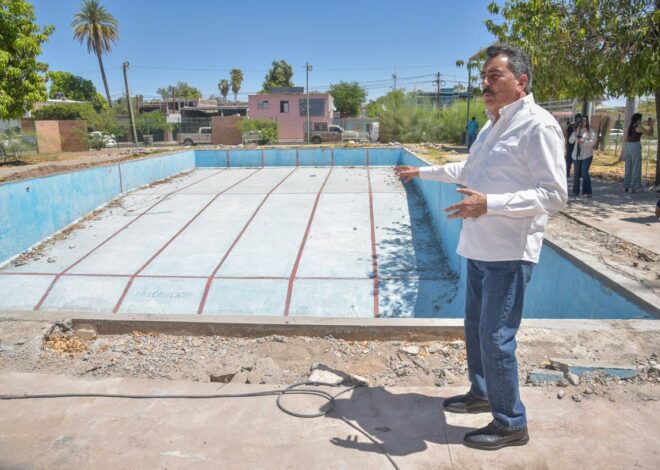 Renovarán alberca de Plaza Constitución