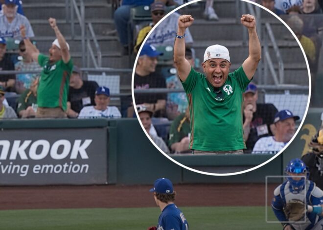 Fan mexicano roba cámaras en juego de Dodgers