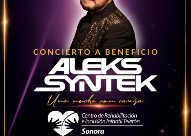 Aleks Syntek dará concierto por CRIT Sonora