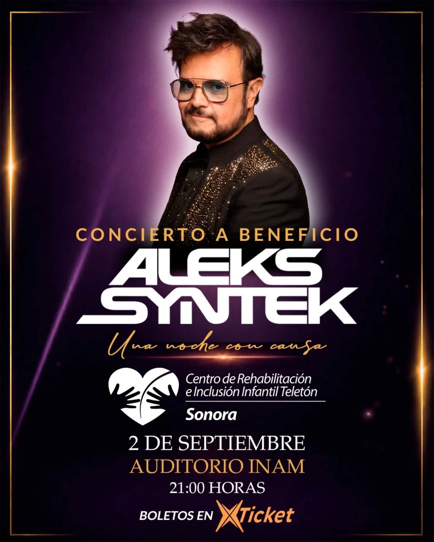 Aleks Syntek dará concierto por CRIT Sonora