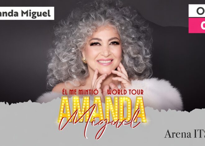 Amanda Miguel llegará a OBR con su gira mundial