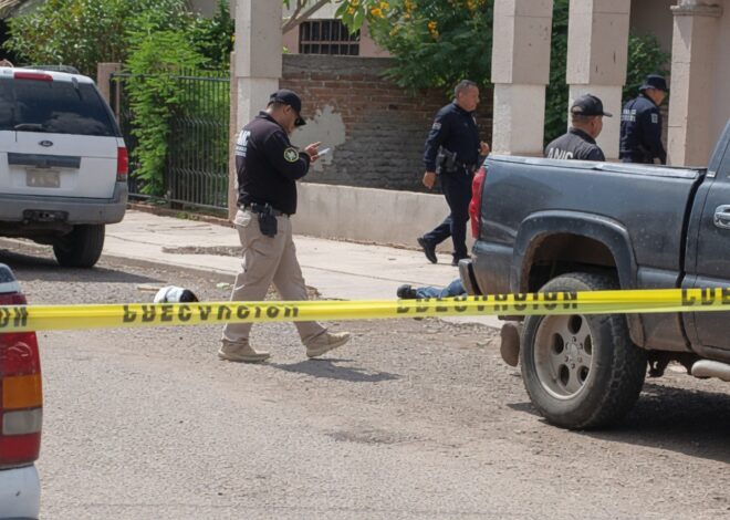 Ataque armado deja una persona sin vida en la colonia Sochiloa