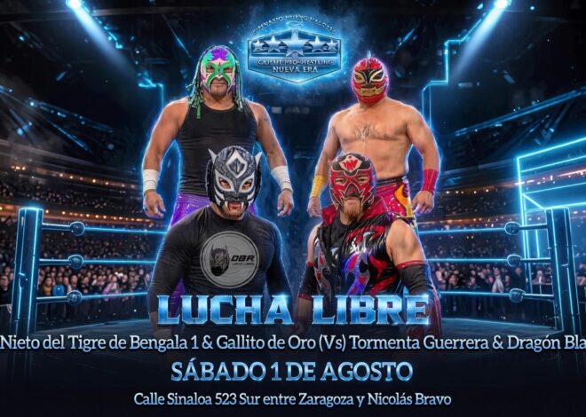 La lucha libre regresa a OBR ¡Este 01 de agosto!