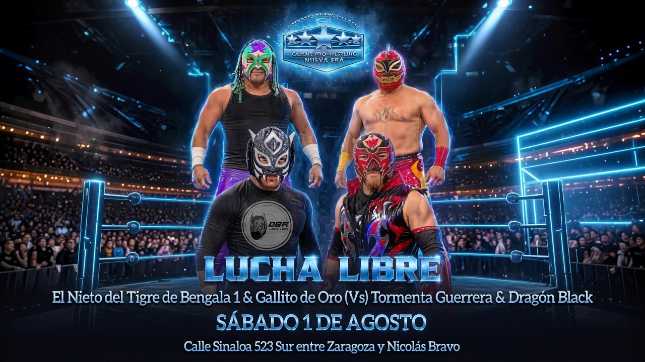 La lucha libre regresa a OBR ¡Este 01 de agosto!