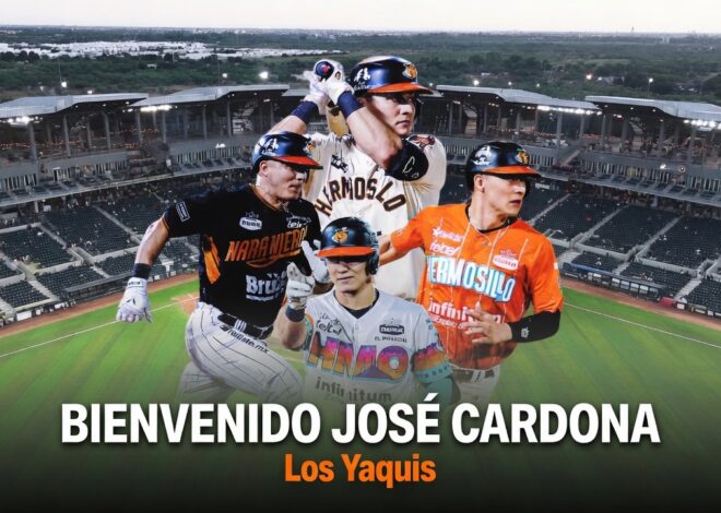 José Cardona llega a Yaquis de Obregón