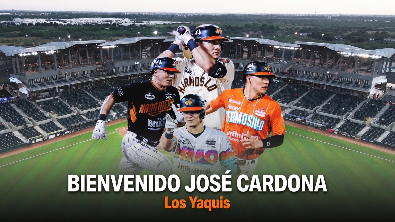 José Cardona llega a Yaquis de Obregón