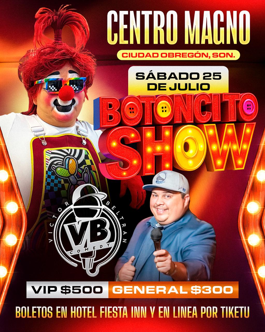 Botoncito Show prepara noche de risas en OBR