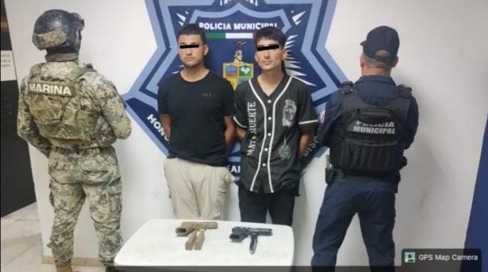Cinco detenidos y armas aseguradas en OBR