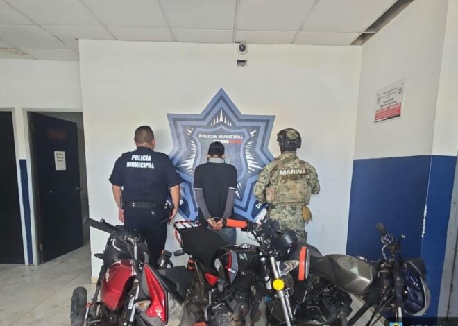 Recuperan motocicletas robadas y aseguran presunta droga en OBR