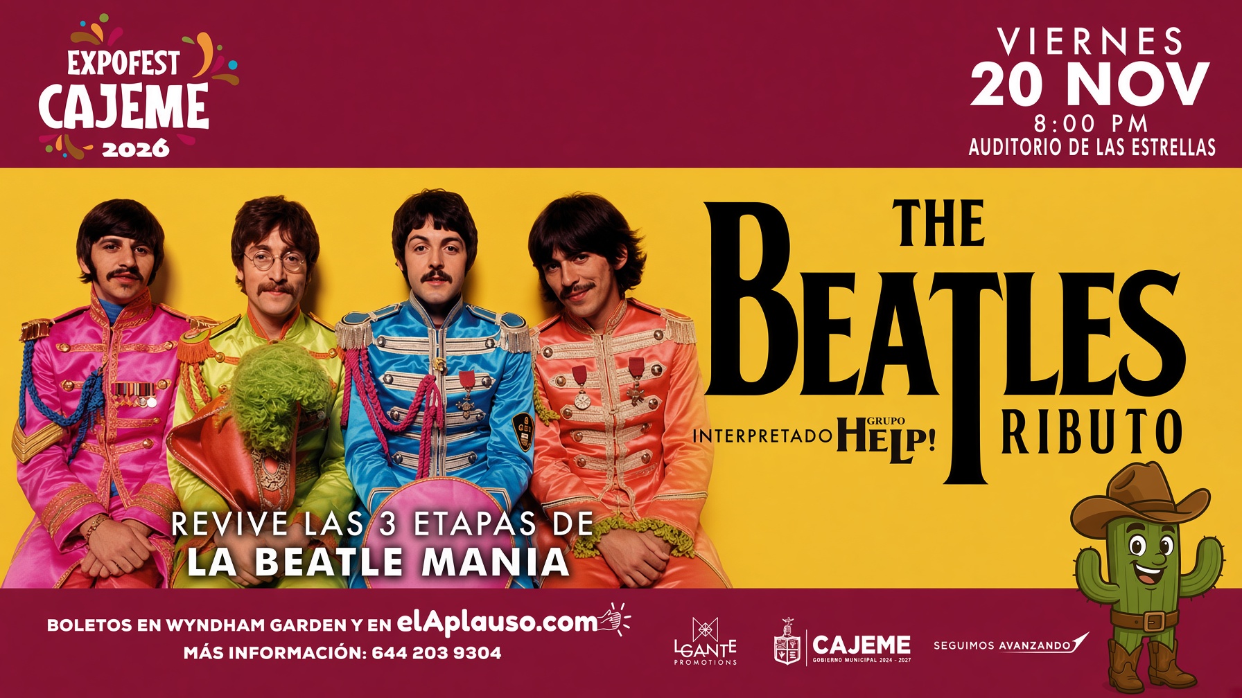 La Beatlemanía llegará a OBR