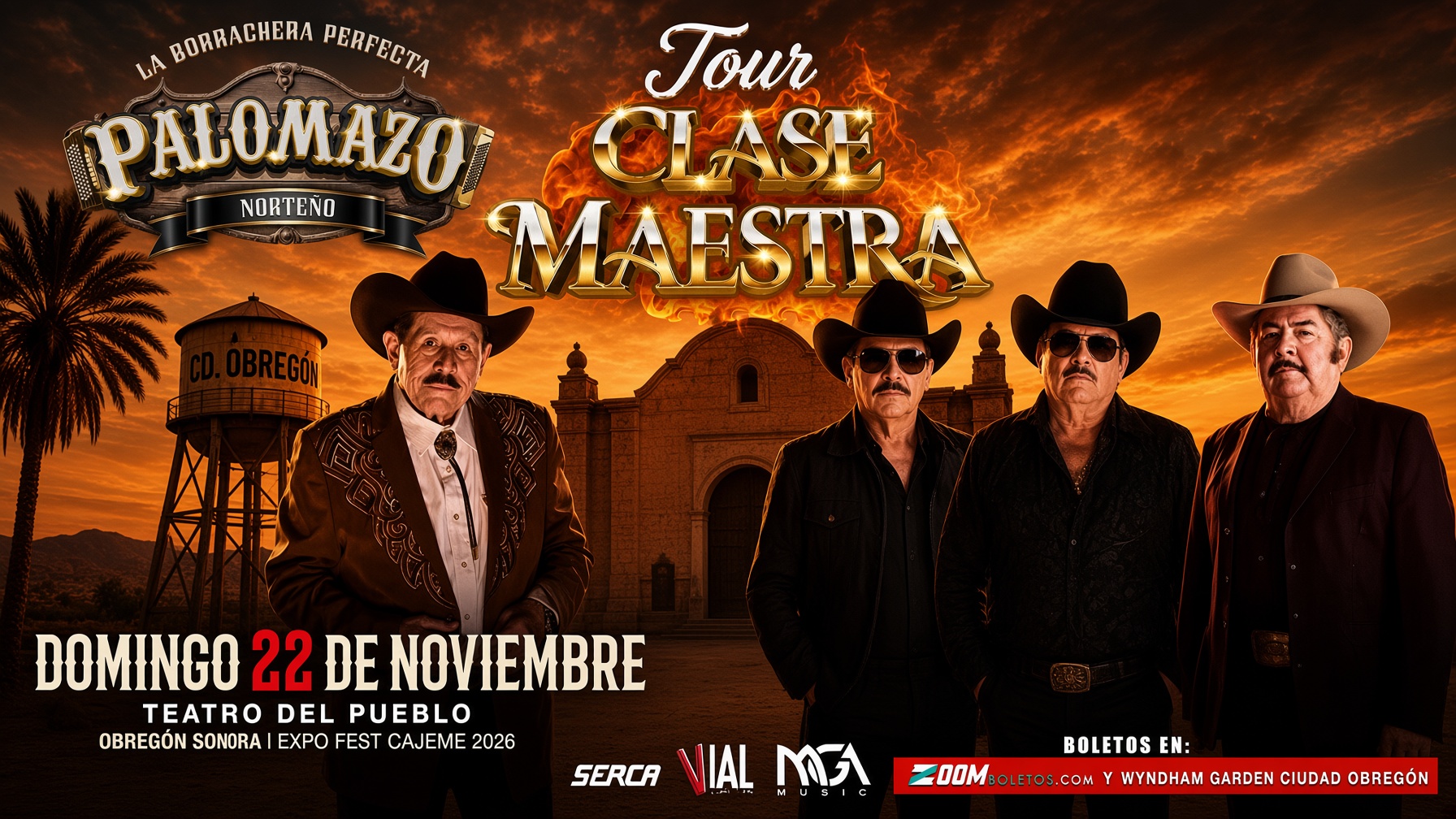 Palomazo Norteño cerrará la fiesta en la ExpoFest Cajeme 2026