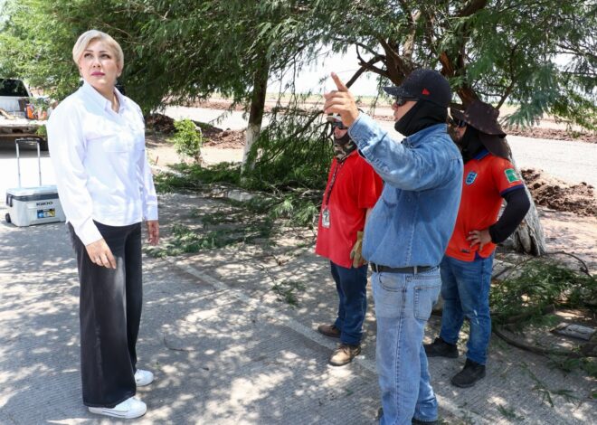 Gobierno de OBR supervisa zonas afectadas tras la tormenta