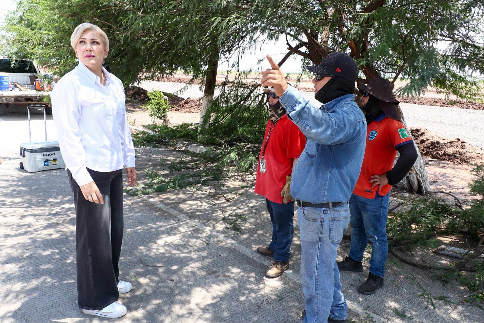Gobierno de OBR supervisa zonas afectadas tras la tormenta
