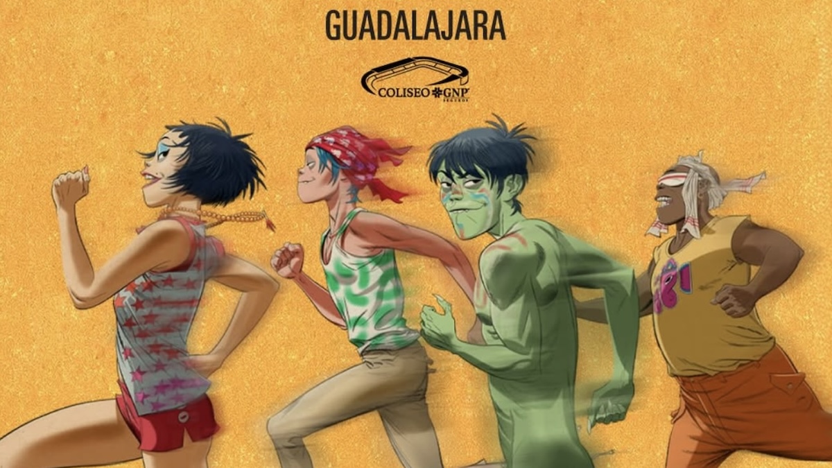 Gorillaz confirma concierto en Guadalajara