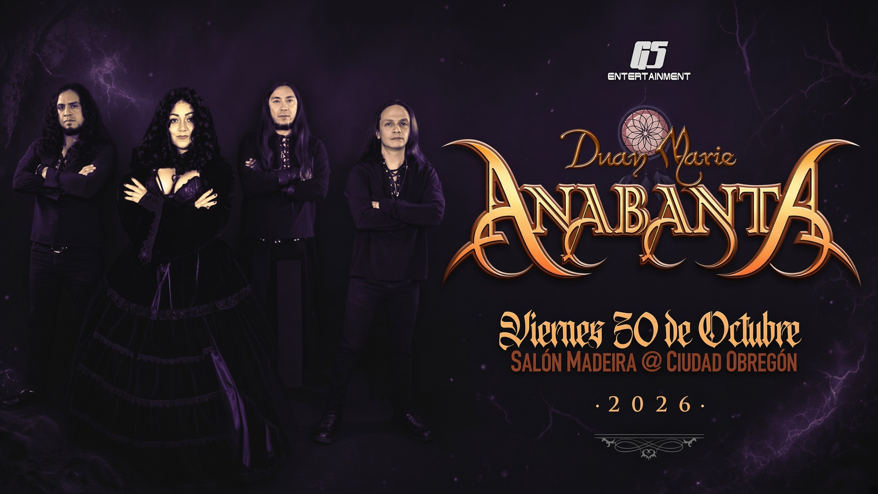 Anabanta traerá el Gothic Metal a OBR
