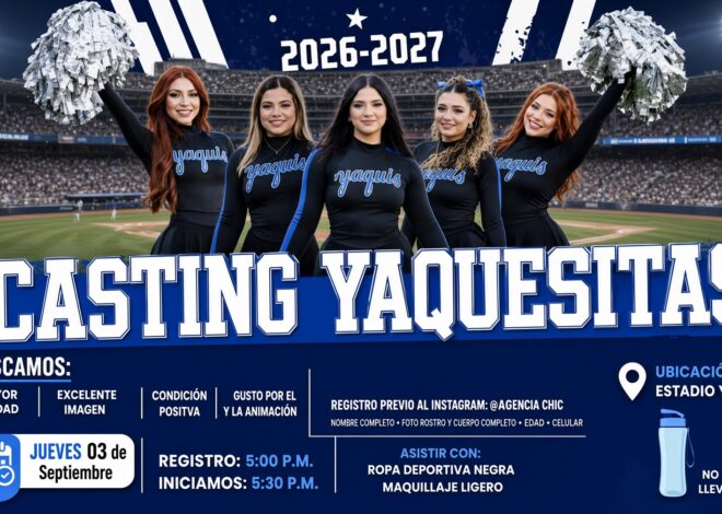 Yaquesitas buscan nuevo talento