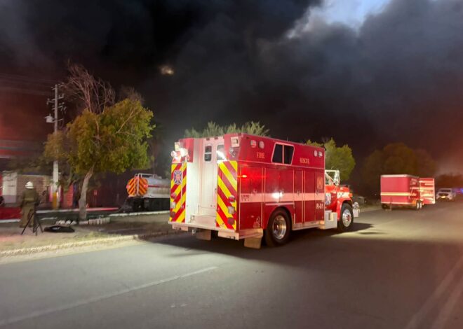 Incendio moviliza a bomberos en HMO
