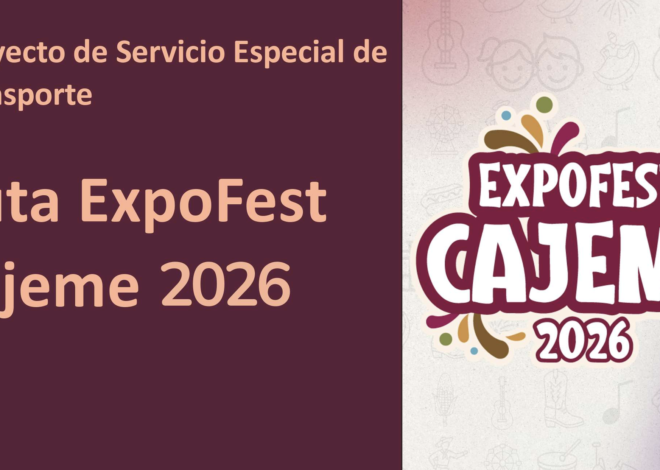 ¡De la ExpoFest hasta tu colonia por $25!