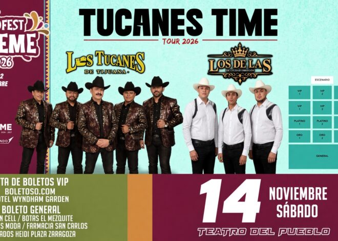 ¡Los Tucanes de Tijuana llegarán a la ExpoFest 2026!
