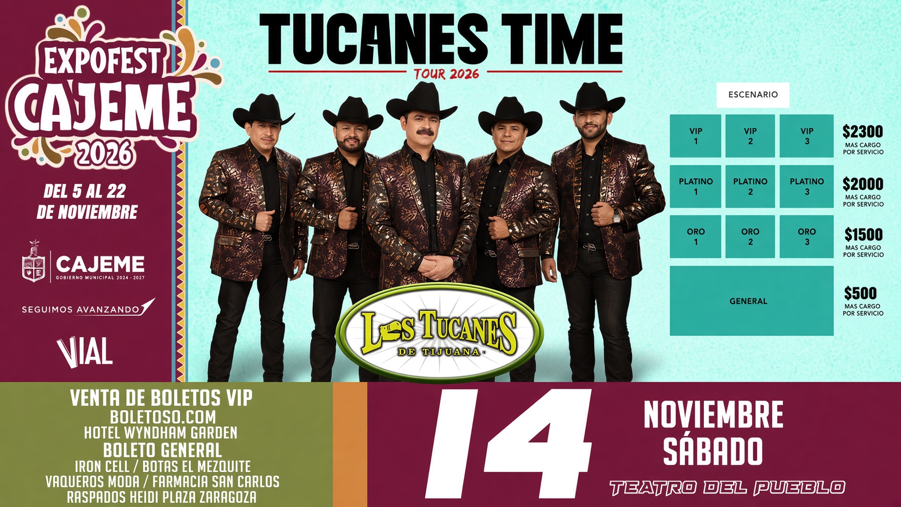 Los Tucanes de Tijuana regresan por OBR