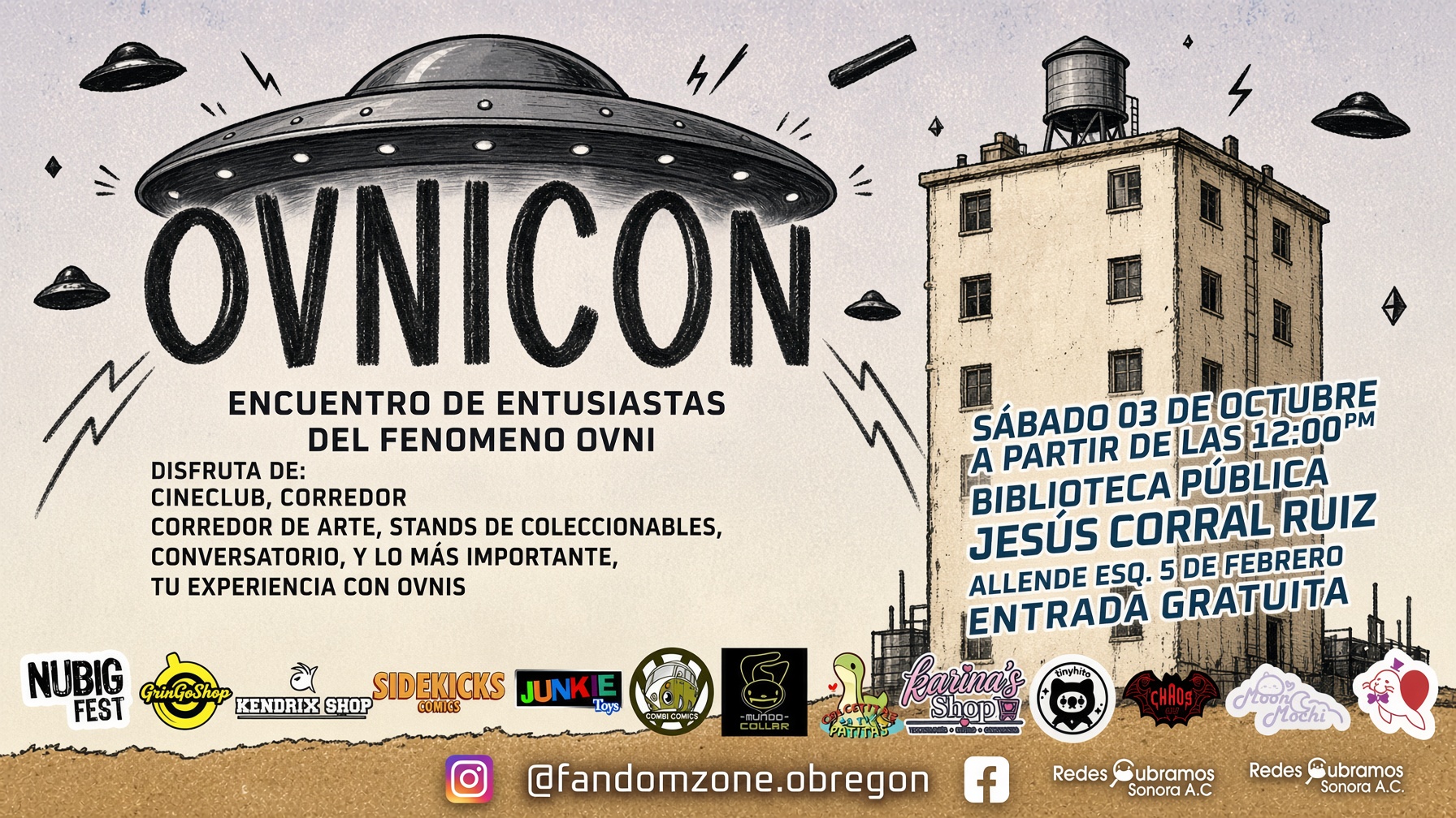 ¿OVNIs en OBR? “La invasión OVNICON” aterriza este sábado en la Biblioteca Pública