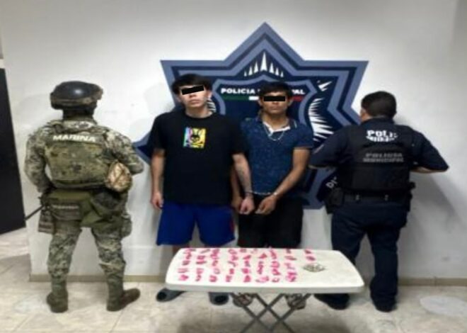Operativo en Campanario deja dos detenidos y 43 envoltorios asegurados