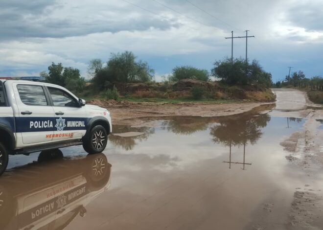¡HMO bajo el agua: calles cerradas!