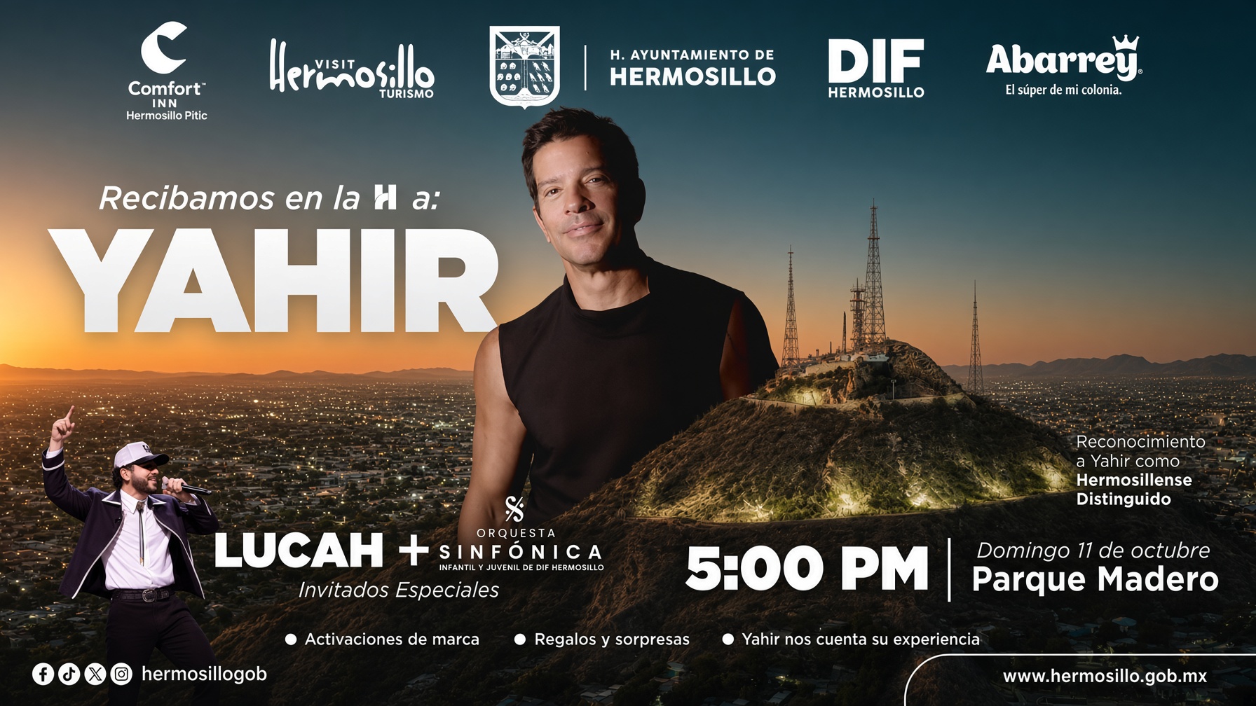 HMO prepara homenaje a Yahir