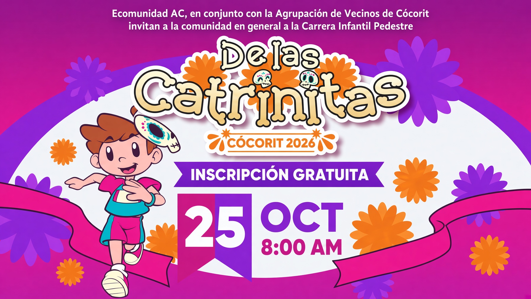 ¡Pequeños corredores, grandes premios! Cócorit prepara una carrera gratuita